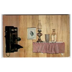 Battlefords SK Western Development Museum Vintage Party Line Telephone Postcard